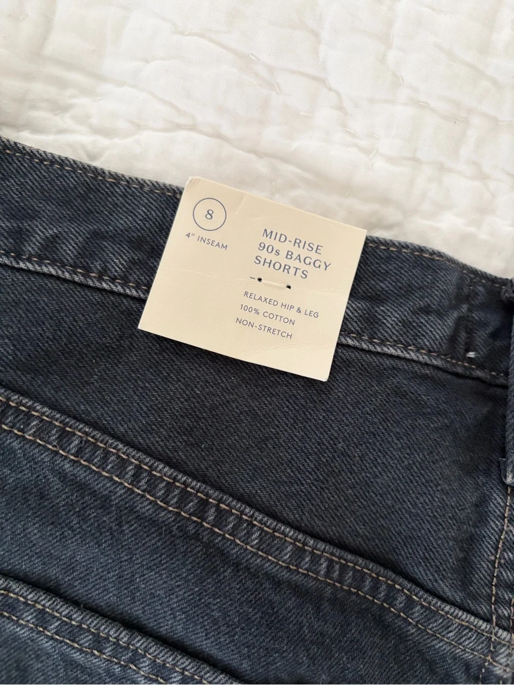 NEW ⭐️ 8 Universal Thread Black Jean Shorts 90s baggy short